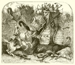 Eskilerin savaş fili by English School