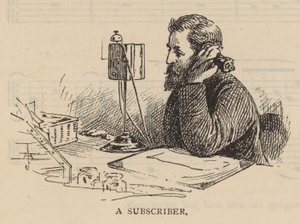 Telefonun çalışması: bir abone by English School
