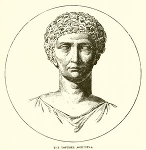 genç Agrippina by English School