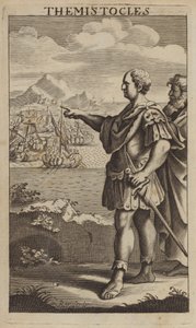 Themistokles, Atinalı politikacı ve general (gravür) by English School