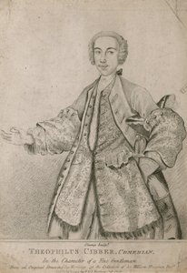 Theophilus Cibber, komedyen by English School