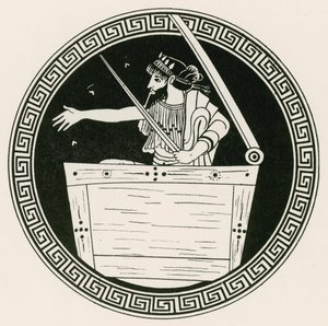Sandıktaki Thoas (gravür) by English School