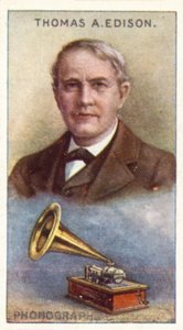 Thomas Alva Edison, Fonograf by English School
