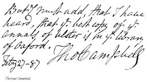 Thomas Campbell by English School