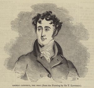 Thomas Campbell, Şair (gravür) by English School