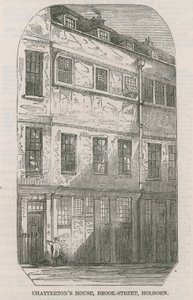 Thomas Chatterton Evi, Brooke Caddesi, Holborn, Londra by English School