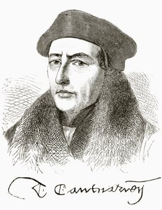 Thomas Cranmer, William Hickman Smith Aubrey (1858-1916) tarafından yayınlanan 