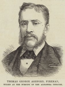 Thomas George Ashford, İtfaiyeci, Alhambra Tiyatrosu
