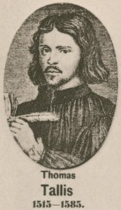 Thomas Tallis (gravür) by English School