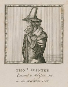 Thomas Winter, Barut Komplosu için 1606 yılında idam edildi. by English School