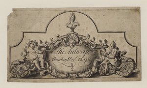 Anvers Bileti, 22 Aralık 1730 by English School