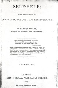 Kendi Kendine Yardım Başlık Sayfası; 1869