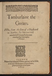 Christopher Marlowe tarafından yazılan Tamburlaine the Greate
