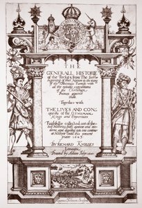 Başlık sayfası, Knolles Generall Historie of the Turks, pub. Adam Islip, 1603 by English School