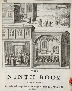 Dokuzuncu kitabın başlık sayfası, John Foxe