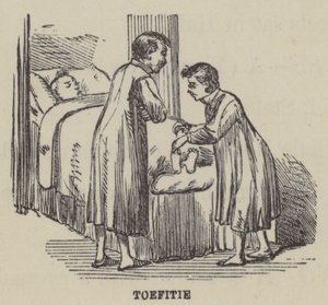 Toefitie (gravür) by English School