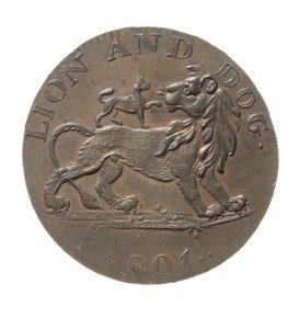 Pidcock Menagerie, Exeter Change, The Strand, Londra için Token by English School