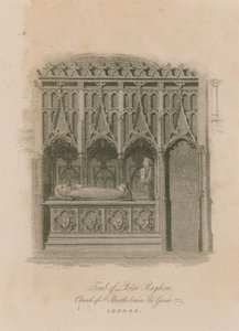 Prior Rayhere Mezarı, Büyük Aziz Bartholomew Kilisesi, Smithfield by English School