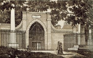 Washington Mezarı, Mt Vernon (lito) by English School