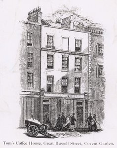 Toms Kahve Evi, Great Russell Caddesi, Covent Garden by English School