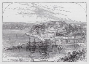 Torquay (gravür) by English School