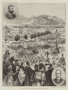 Torquay, Belediye Kuruluş Sözleşmesini alıyor (gravür) by English School