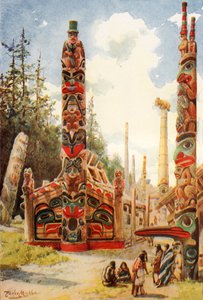 Totem Direkleri (renkli lito) by English School