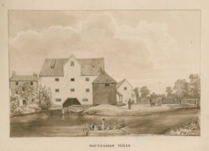 Tottenham Mills, Londra (kağıt üzerinde wc) by English School