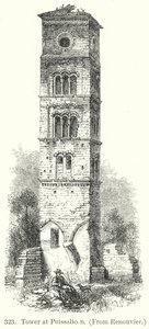 Puissalicon Kulesi (gravür) by English School