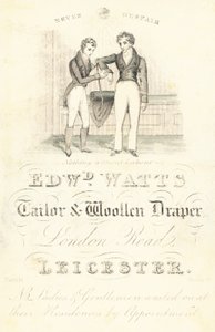 Ticaret kartı, Edward Watts by English School