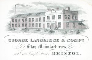 Ticari kart, George Langridge & Company by English School