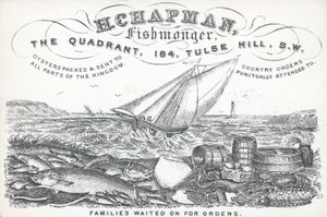 Ticaret kartı, H Chapman by English School