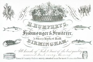 Ticaret kartı, H Humphreys by English School