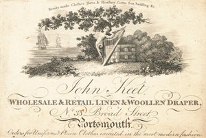 Ticaret kartı, John Keet by English School