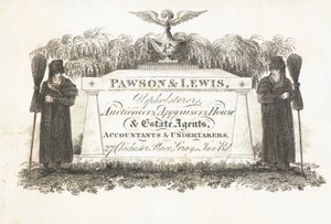 Ticaret kartı, Pawson & Lewis by English School