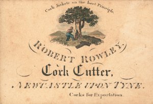 Ticaret kartı, Robert Rowley by English School