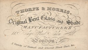 Ticari kart, Thorpe & Morris by English School