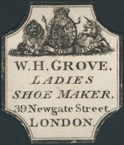 Ticaret kartı, WH Grove by English School