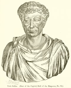 Treb. Gallus. (Capitol Büstü, İmparatorlar Salonu, No. 73)
