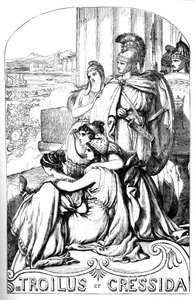 Troilus et Cressida - (Troilus ve Cressida) - “” William Shakespeare tarafından tamamlanan eserler”” 1866 - Bu baskının çizimleri ve genel biçimi, Cassell