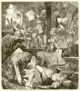 Almanya'daki Sorunlar -- Bir Matbaanın Yıkımı by English School