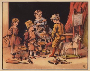 Tudge Shoemaker (renkli lito) by English School