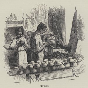 Turner (gravür) by English School