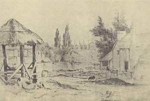 Turners Çiftliği, c 1821 (gravür) by English School