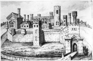 Tutbury Kalesi, by English School