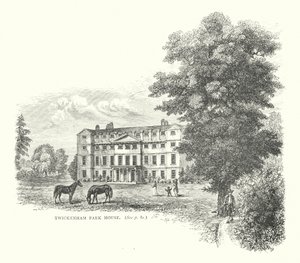 Twickenham Park Evi (gravür) by English School