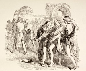 Tybalt, Romeo tarafından ölümcül şekilde yaralandı, Romeo ve Juliet