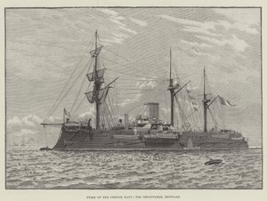 Fransız Donanması Türleri, Redoutable, Ironclad (gravür) by English School