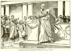 Patrici Tarikatı Türleri.--Catiline at Bay by English School