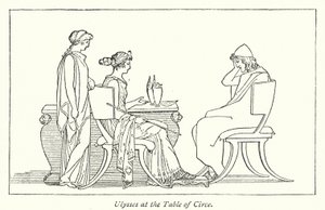 Ulysses Circe Masasında (lito) by English School